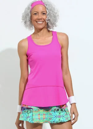 Day Glow Tank UPF 50+>Dona Jo Fashion
